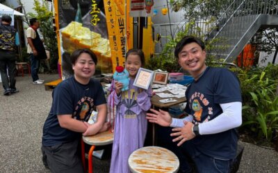 下北沢のイベント「Local Good Ibaraki 2025」にて板金でレリーフ体験を実施しました！
