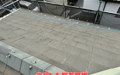 【古河市　五霞町　境町】屋根の経年劣化、Tルーフという屋根材を使用した屋根カバー工事