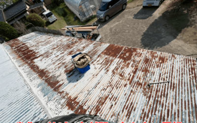 【古河市 五霞町 境町】納屋経年劣化によるトタン屋根修理