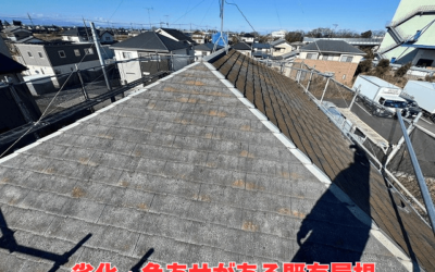 【古河市　五霞町　境町】老朽化した屋根のカバー工事　ガルテクトで素敵な屋根になりました！