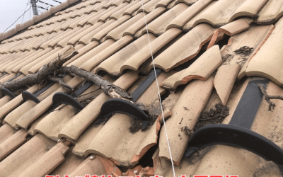 【古河市 五霞町 境町】強風被害の廃番瓦屋根をガルバリウム鋼板で美しく修復!