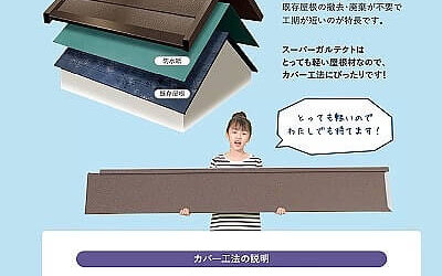 【古河市 五霞町 境町】強い!快適!美しい!「スーパーガルテクト」で安心が続く屋根リフォーム!