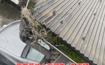 【古河市　五霞町　境町】雨どいの詰まりや屋根のひび割れを発見！雨漏り修理はアメピタ埼玉久喜店へ